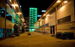 Arquitetura de iluminação em Campus da University of Derby, Inglaterra
