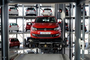 Estacionamento da Volks no Autostandt