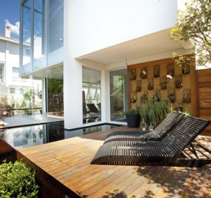 Cubo de vidro residencial