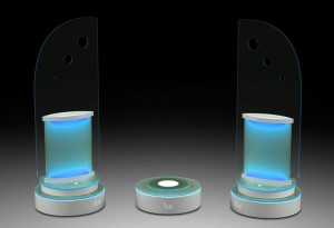 Alto-falantes em vidro Floe, da Greensound Technology
