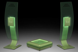 Alto-falantes em vidro Floe, da Greensound Technology