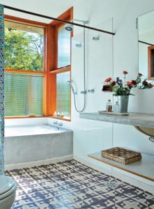 Banheiros decorados com vidro