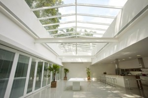 Cobertura em vidro Skylight