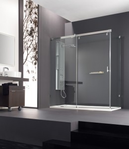 Box design para banheiros - Hueppe