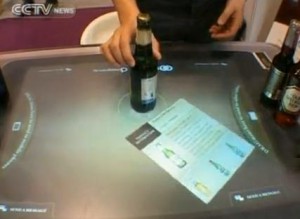 Mesa digital para bar