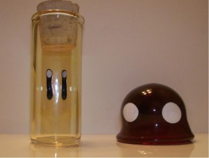 Pote de vidro Toad da série Super Mario Bros