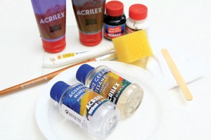 Material para pintura em vidro