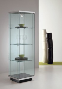 Cristaleira em vidro por Tonelli Design - Linha Broadway Vetrina