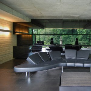 Casa de vidro em Londres com vista para cemitério, por Smerin Eldridge