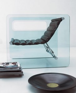 Poltrona em vidro por Tonelli Design - Linha Naked