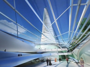 Nile Tower por Zaha Hadid