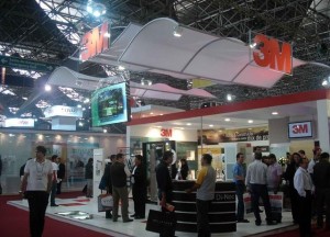 Estande da 3m durante a Feicon 2010