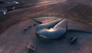 Spaceport America, por Norman Foster