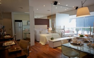 Projeção em Painel de vidro