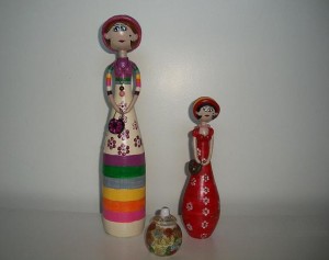 Bonecas de Vidro Reutilizado - Gorette Costa