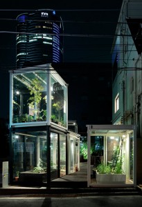 Containers de Vidro - Fazenda Urbana Toquio - Roppongi Urban Farm