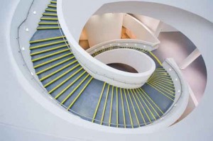 Escada Espiral Museu de Liverpool as Margens do Rio Mersey - Arquiteto Kim Herforth Nielsen - 3XN Design