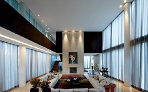 Living em Pe Direito Duplo - Casa Nova Lima