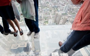 Piso de Vidro dos Elevadores Ledge - Skydech - Willis Tower - Chicago