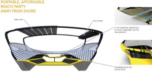 Teto Retratil de Painel Solar - Folding Solar Catamaran - Jeffrey Greger