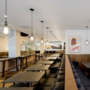 Area de Jantar - Restaurante Pollen Street Social, em Londres por Neri & Hu