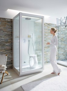 Cabines de Banho com Ducha e Sauna a Vapor - Linha St Trop da Duravit