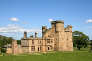 Castelo-Belsay-Hall-no-Reino Unido