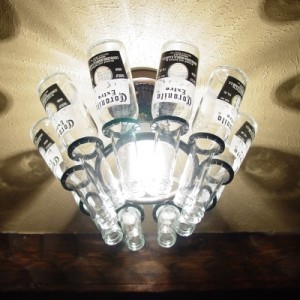 Lustre Artesanal com Garrafas de Cerveja - Barlite