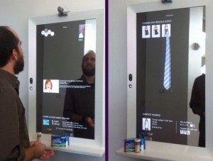 Magic Mirror - Vidro Interativo do New York Times