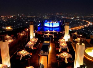 Sirocco Sky Bar e Restaurante em Bangkok