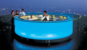 Sirocco Sky Bar no Hotel Lebua em Bangkok