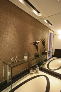 Hall Social em Apartamento de 310 m com Projeto de Interiores por Mayra Lopes