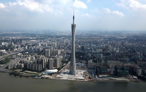 Canton Tower em Guangzhou na China