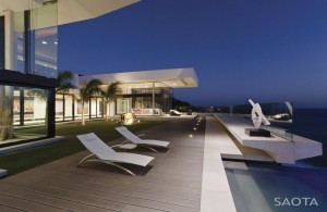 Deck do Jardim - Casa Dakar Sow no Senegal por SAOTA e Antoni Associates