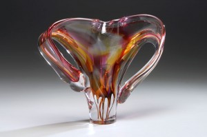 Escultura em Vidro por David Goldhagen - Attitude