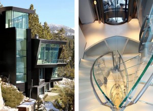 Casa no Lago Tahoe por Mark Dziewulski, Nevada, EUA