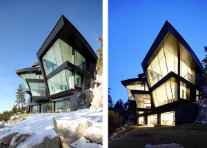 Casa no Lago Tahoe por Mark Dziewulski, em Nevada, EUA