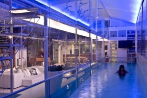 Piscina Coberta - Casa de Vidro em Londres por Paxton Locher