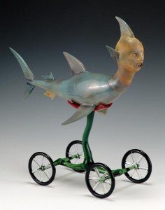 Lampworking em Vidro Borossilicato por Robert Mickelsen - Land_Shark