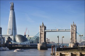 Shard London Bridge, em Londres por Renzo Piano