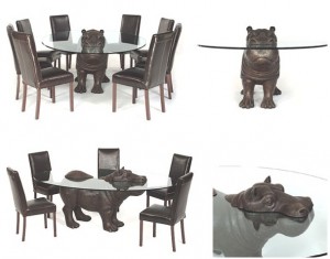 Mesa de Vidro Inspirada em Animais Selvagens - Mark Stoddart