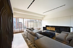 Sala de Estar do Apartamento PH New York por Innocad, em Manhattan