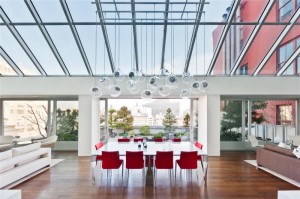 Cobertura de Vidro em Apartamento Duplex em Manhattan com Paisagismo de Shin Abe