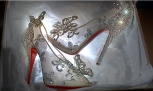 Sapato de Cristal da Cinderela por Christian Louboutin