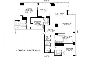 planta-de-apartamento-com-duas-suites-em-manhattan-por-suzanne-lovell