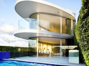 arquitetura-moderna-fachada-de-vidro-curva-casa-em-sydney-por-lippmann