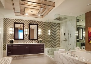 decoracao-banheiro-com-banheira-revestido-de-marmore-apartamento-em-miami-beach