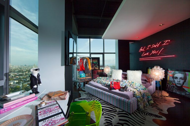 Decoração fashionista pelo designer Maxime Jacquet