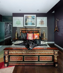 decoracao-retro-vintage-quarto-cobertura-em-los-angeles