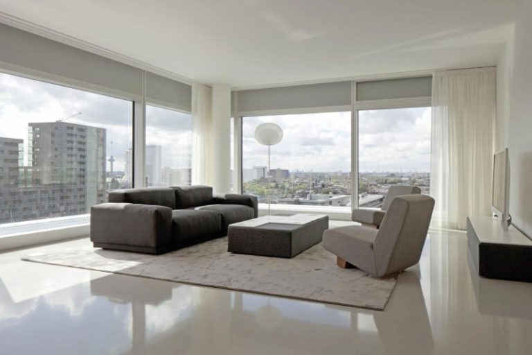 Apartamento clean e funcional por Wiel Arets Architects
